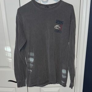 Vintage Colorado Dark Gray Long Sleeve Tee